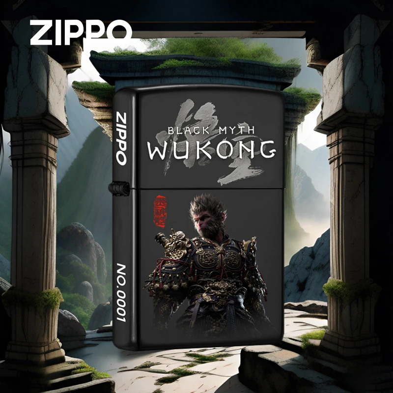zippo打火机正品联合黑神话悟空小众送男友礼物原装防风DY9802CY