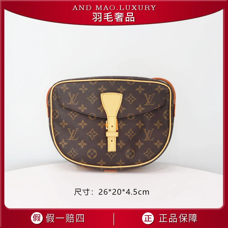 95新 LouisVuitton/路易威登 LV苹果 马鞍包 中号中古