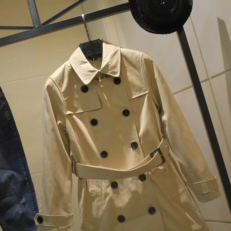 【影姐专属】新款2023年气经典百搭气质中长款休闲韩版风衣1131