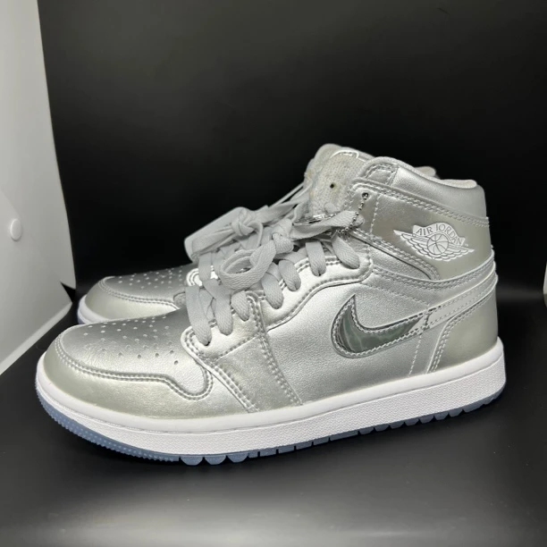 38码/99新/aj1 高帮 Golf 液态银 公价1599