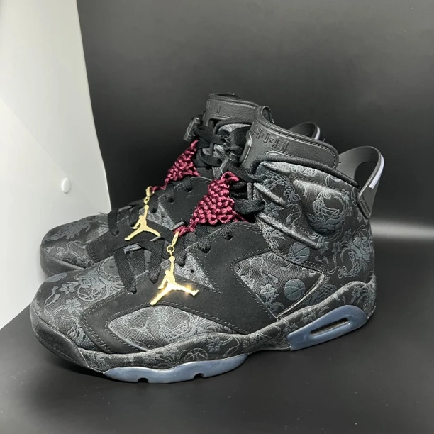 95新 AIR JORDAN 40.5码/刺绣中国结 高帮复古篮球鞋