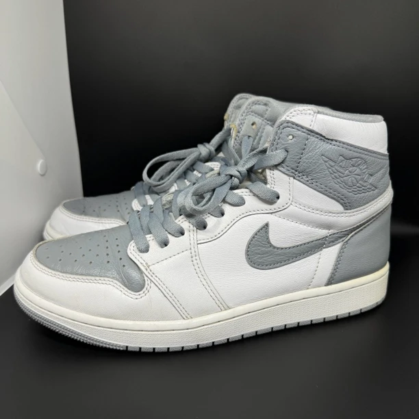 43码/特价不刀/aj1 OG山羊 白灰高帮 复古篮球鞋板鞋