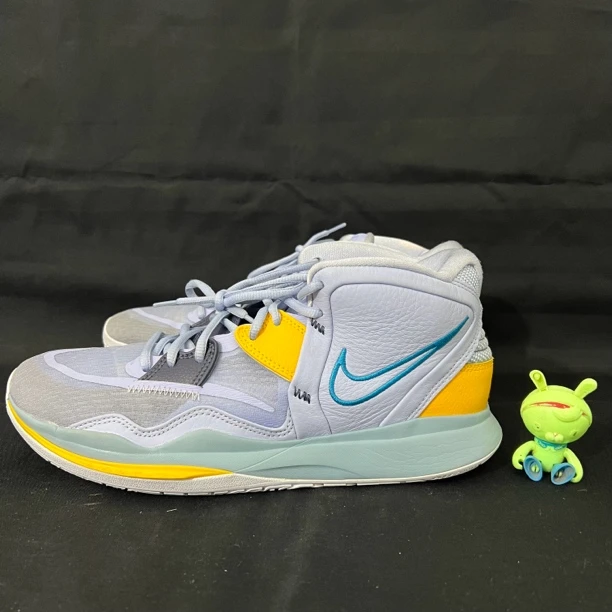 二手44.5码 特价不刀 Nike 欧文8 实战篮球鞋 蓝光配色 假一赔四
