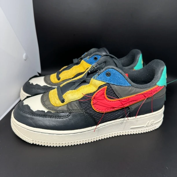 39码/二手/Nike 空军一号 黑人月 底仓板鞋男女同款