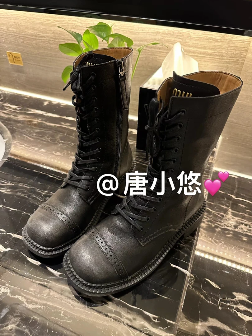 唐小悠 童装定制款 上新2024小悠同款 最新款复古高筒靴