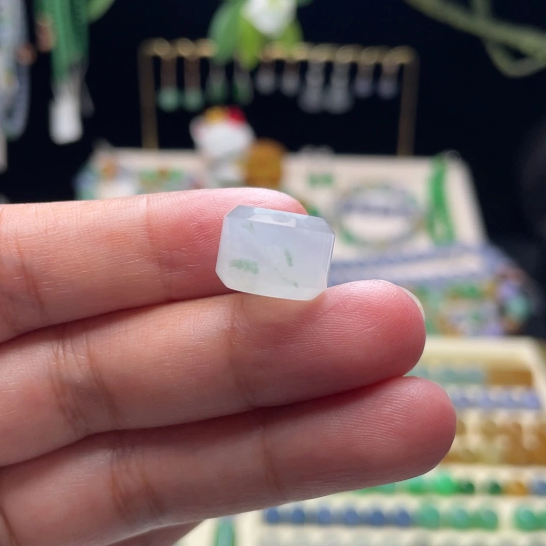 翡翠吊坠(不含链)未镶嵌冰飘花路路通