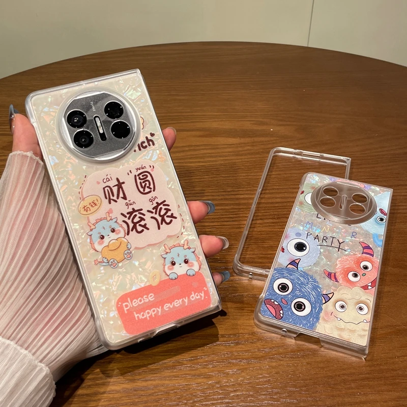 适用华为matex5折叠屏手机壳MATEX3典藏版可爱创意防摔超薄保护套