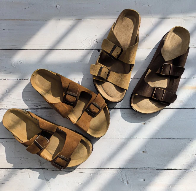 寻程女鞋2024初夏上新厚度新款博肯凉拖鞋外穿懒人凉鞋休闲舒适鞋