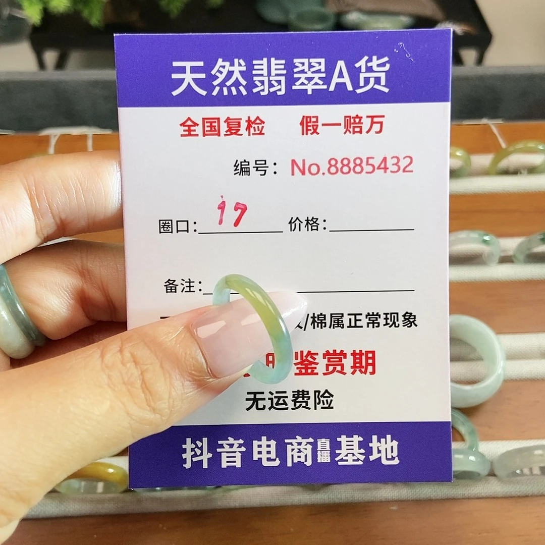 翡翠戒圈未镶嵌5432.....