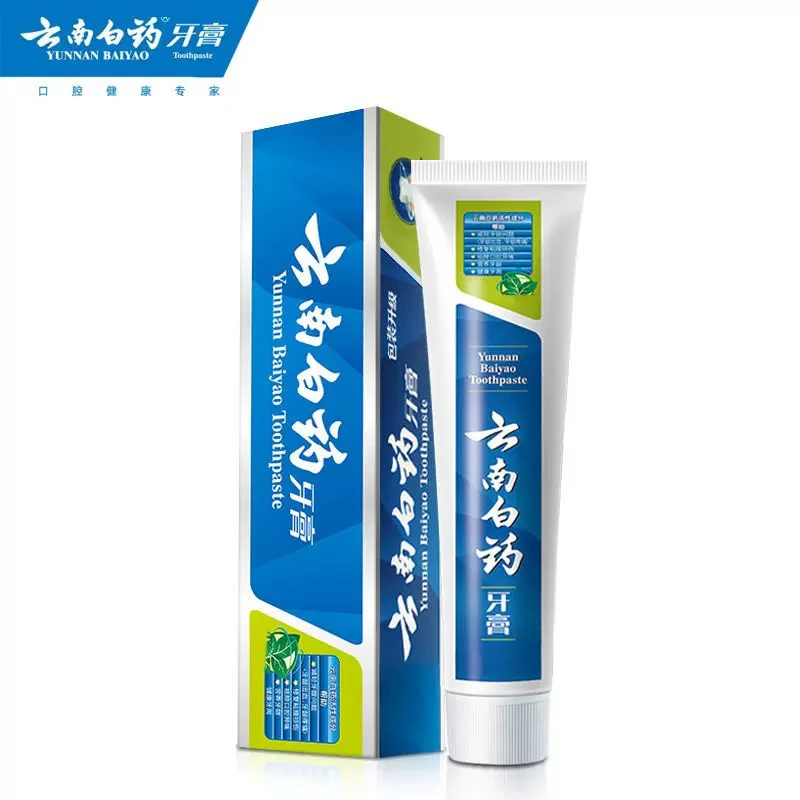 云南白药牙膏薄荷香型 100g/支