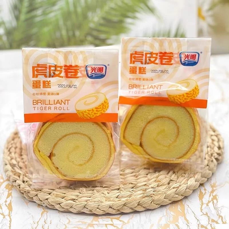 光明虎皮卷蛋糕整箱手撕小面包吐司糕点心代早餐下午茶零食即食