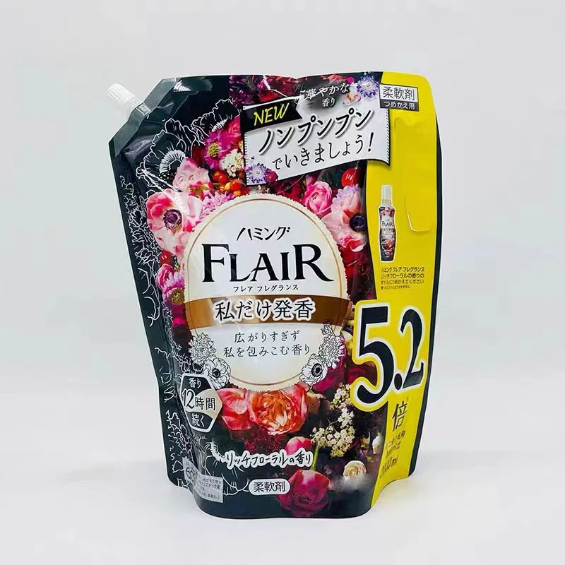 日本花王/KAO衣服柔顺剂持久留香特大袋2000ml补充装防静电柔软