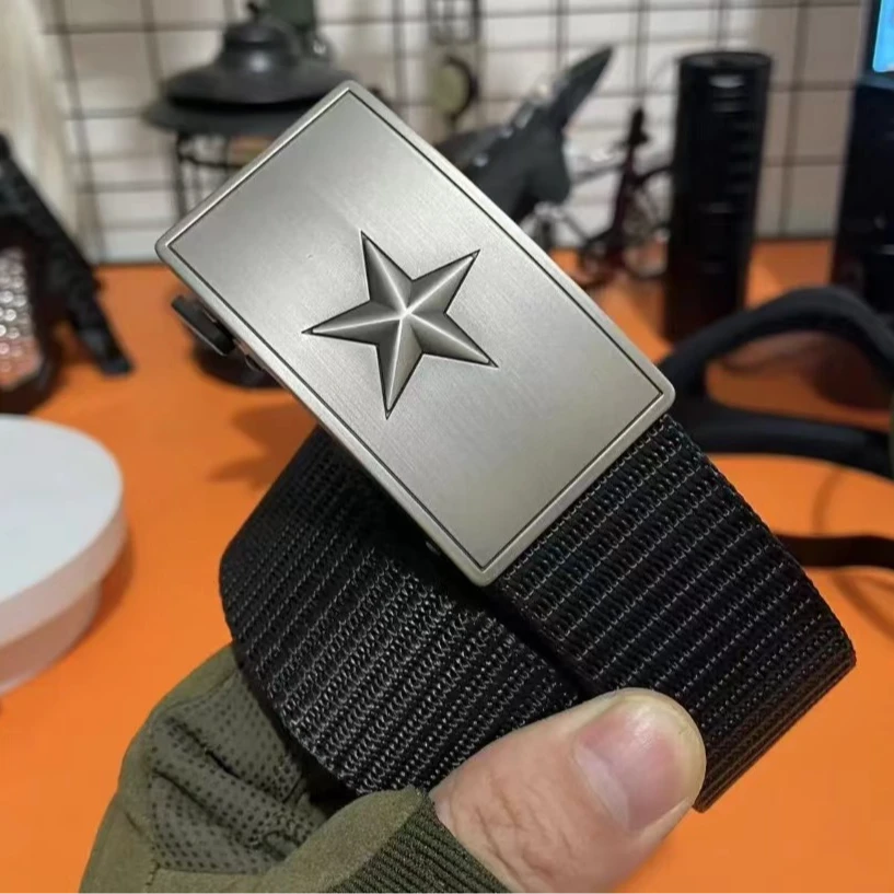 户外战术编制腰带帆布尼龙