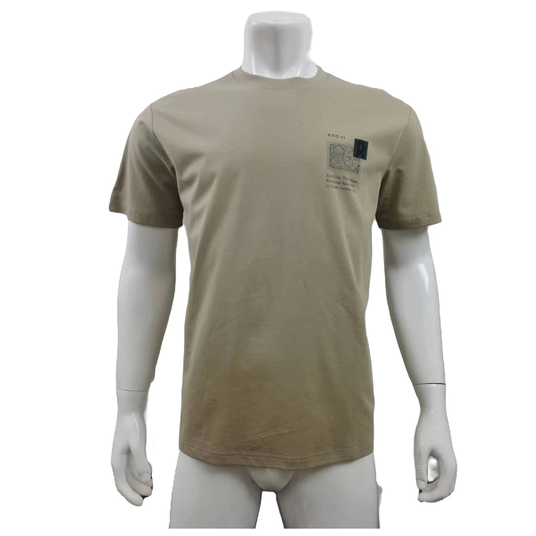 男士短袖t恤夏季休闲圆领宽松透气潮流体恤衫时尚百搭男装弹力