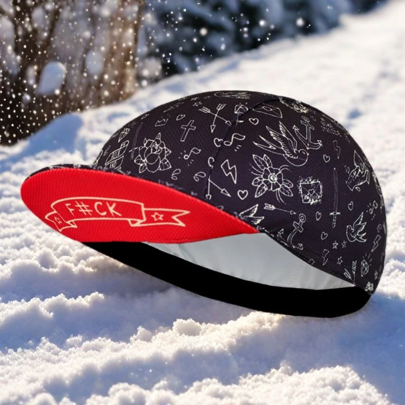 新款环法春夏季骑行小帽专业版速干透气吸汗山地车头盔内衬跑步帽