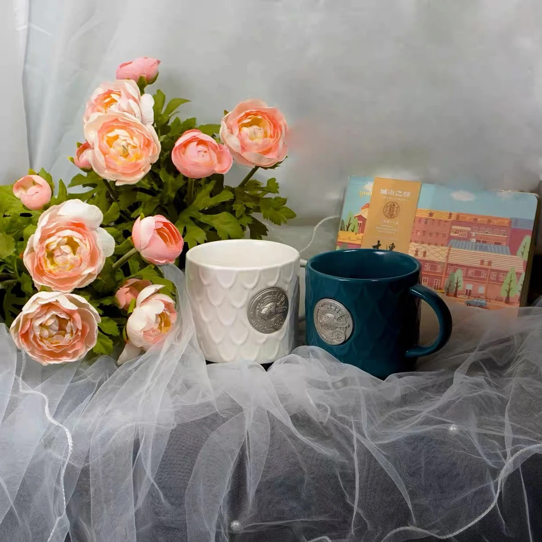 【熊洞街】巨熊北北马克杯情侣礼物陶瓷马克杯小清新轻奢简约喝水杯