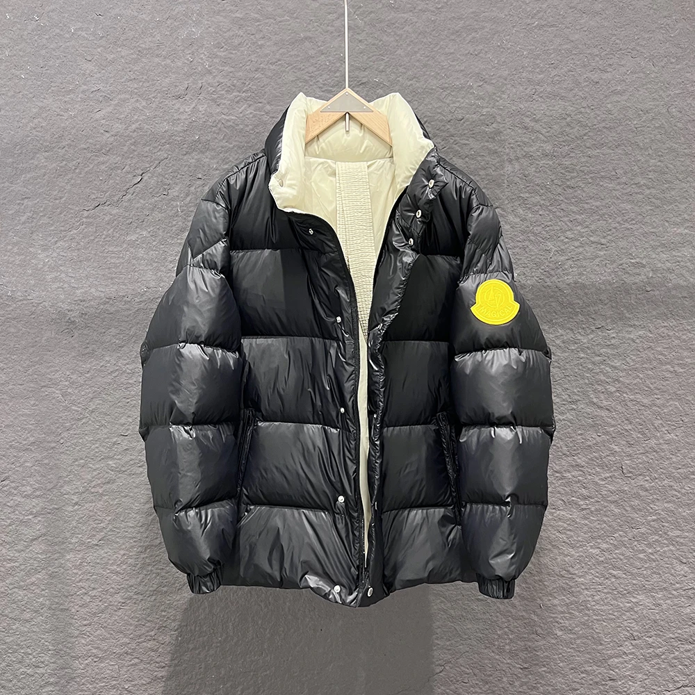 【彤彤家】新国标90白鸭绒男士短款保暖秋冬立领羽绒服V2361蒙可