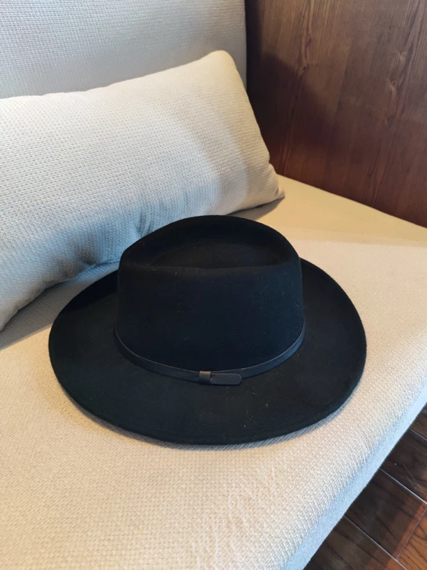 Olymm秋冬款毛呢中檐礼帽英伦风复古百搭时尚个性男女同款爵士帽