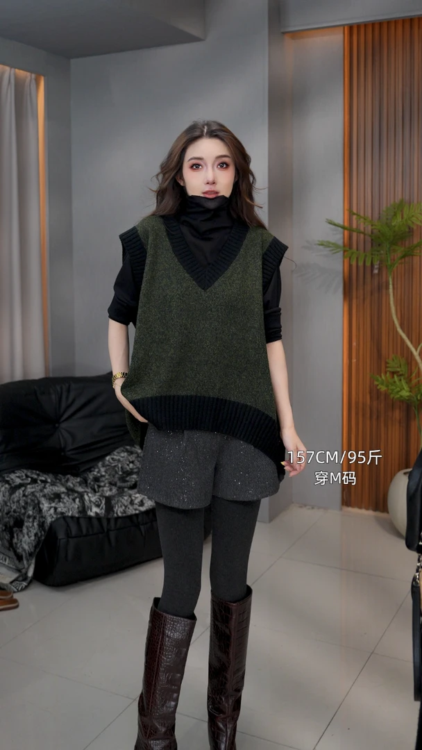 3617#新款设计款显瘦时尚气质百搭马甲