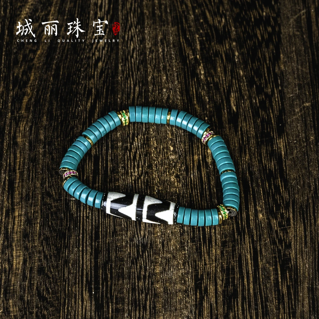 非金属皮质手链 【城丽】双虎虎手串/条TZ-2569