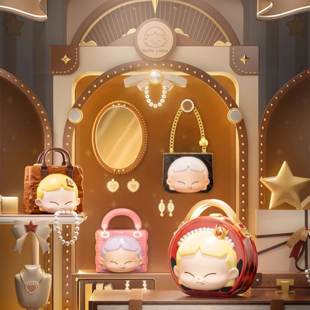 【拆盒】TOYCITY玩具城市mika的珍藏包包系列潮玩盲盒摆件