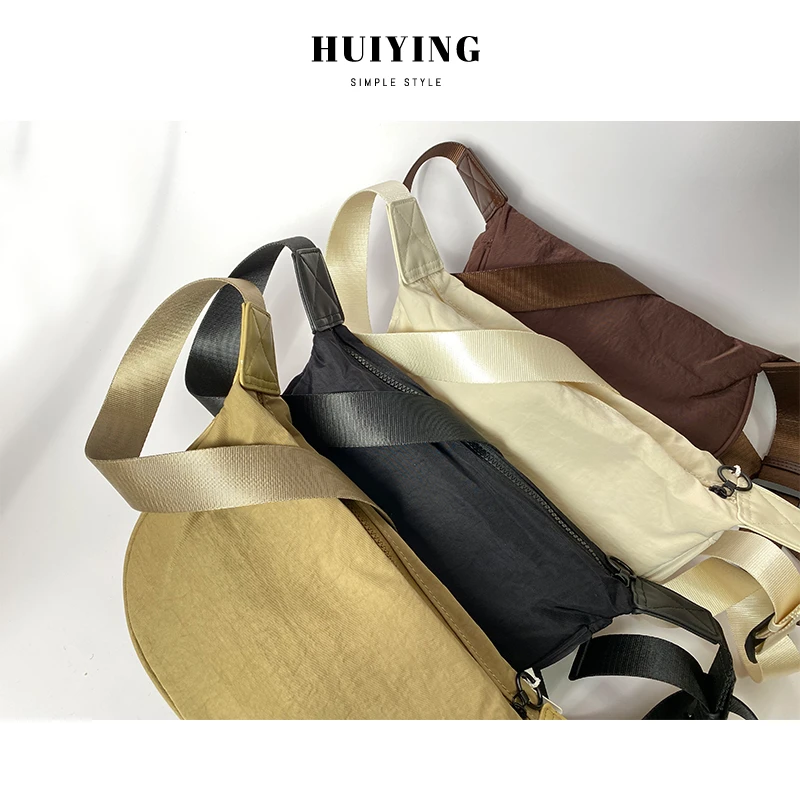 【荟瀛优选】-24春夏休闲百搭通勤简约多功能女士单肩饺子包2223