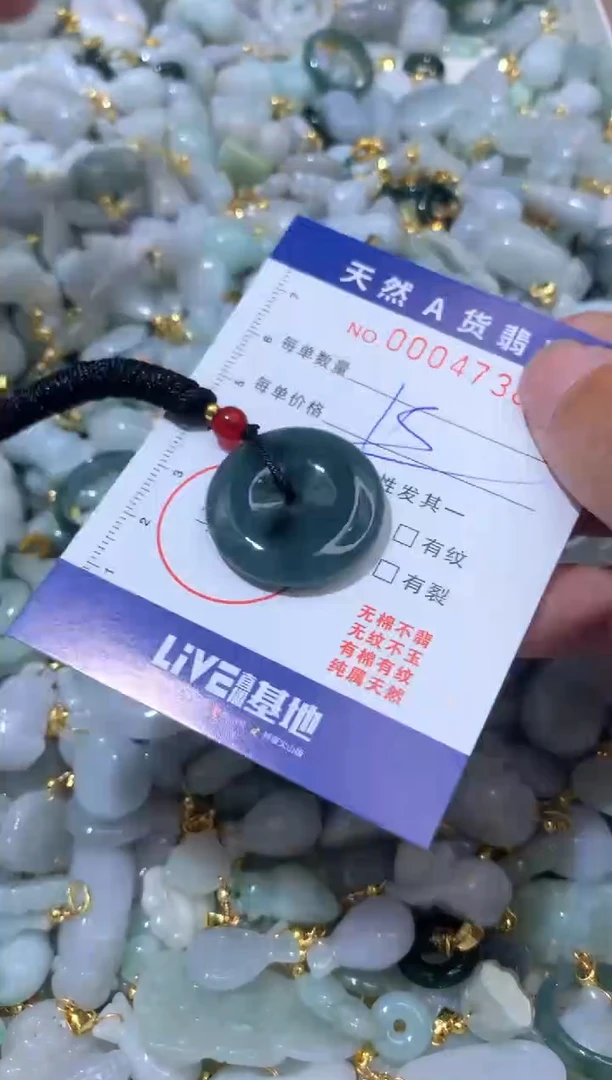 【闪购商品】翡翠颈饰未镶嵌00004738