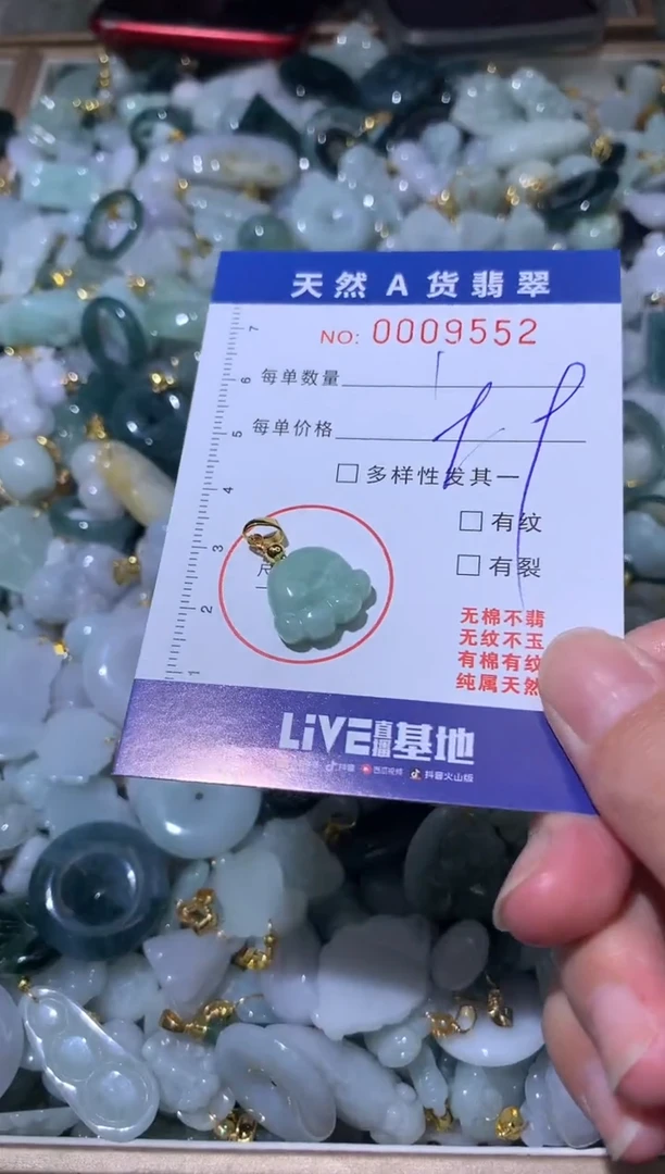 【闪购商品】翡翠颈饰未镶嵌00009552