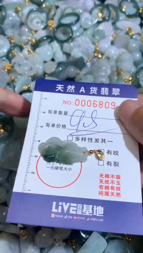 【闪购商品】翡翠颈饰未镶嵌00006809