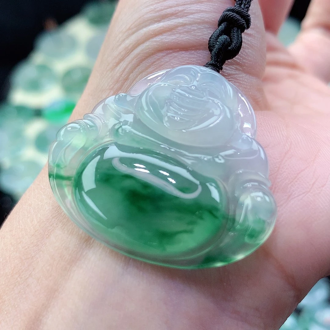 翡翠颈饰未镶嵌吊坠235