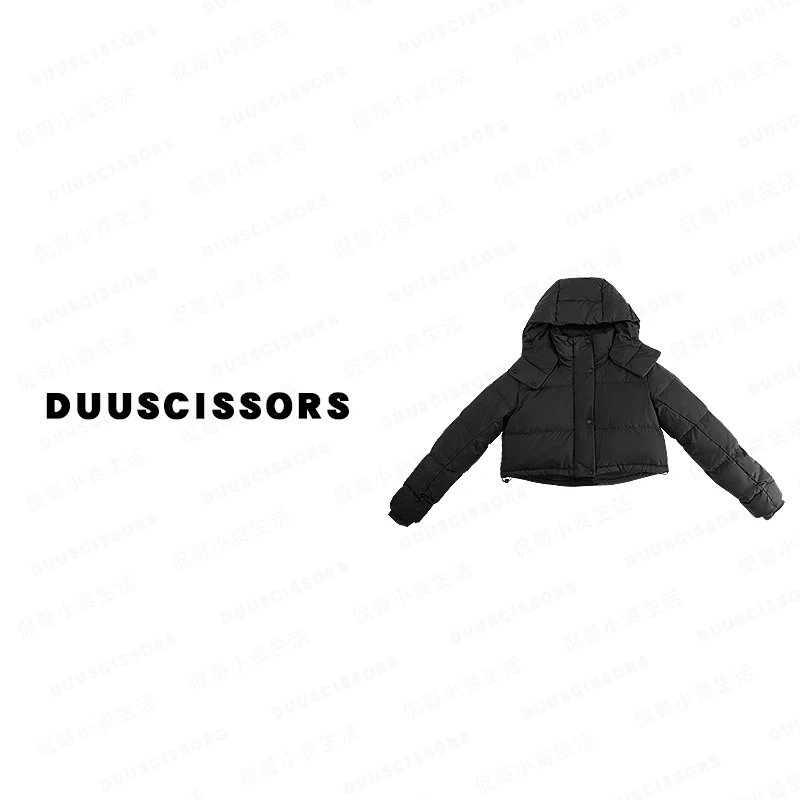 DUU SCISSORS 神秘黑短款 休闲百搭冬季外套