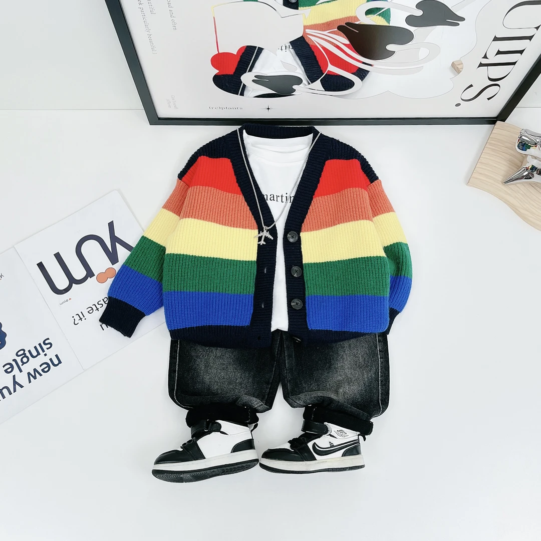 男童毛衣打底衫儿童衣服2023新款秋装潮D-YM2227 悠悠童话童装