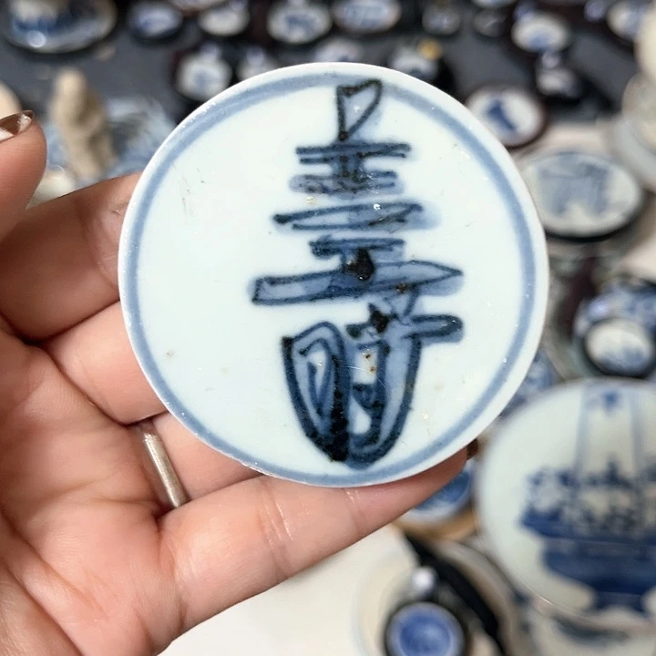 瓷片瓷片茶托喝茶非常不错