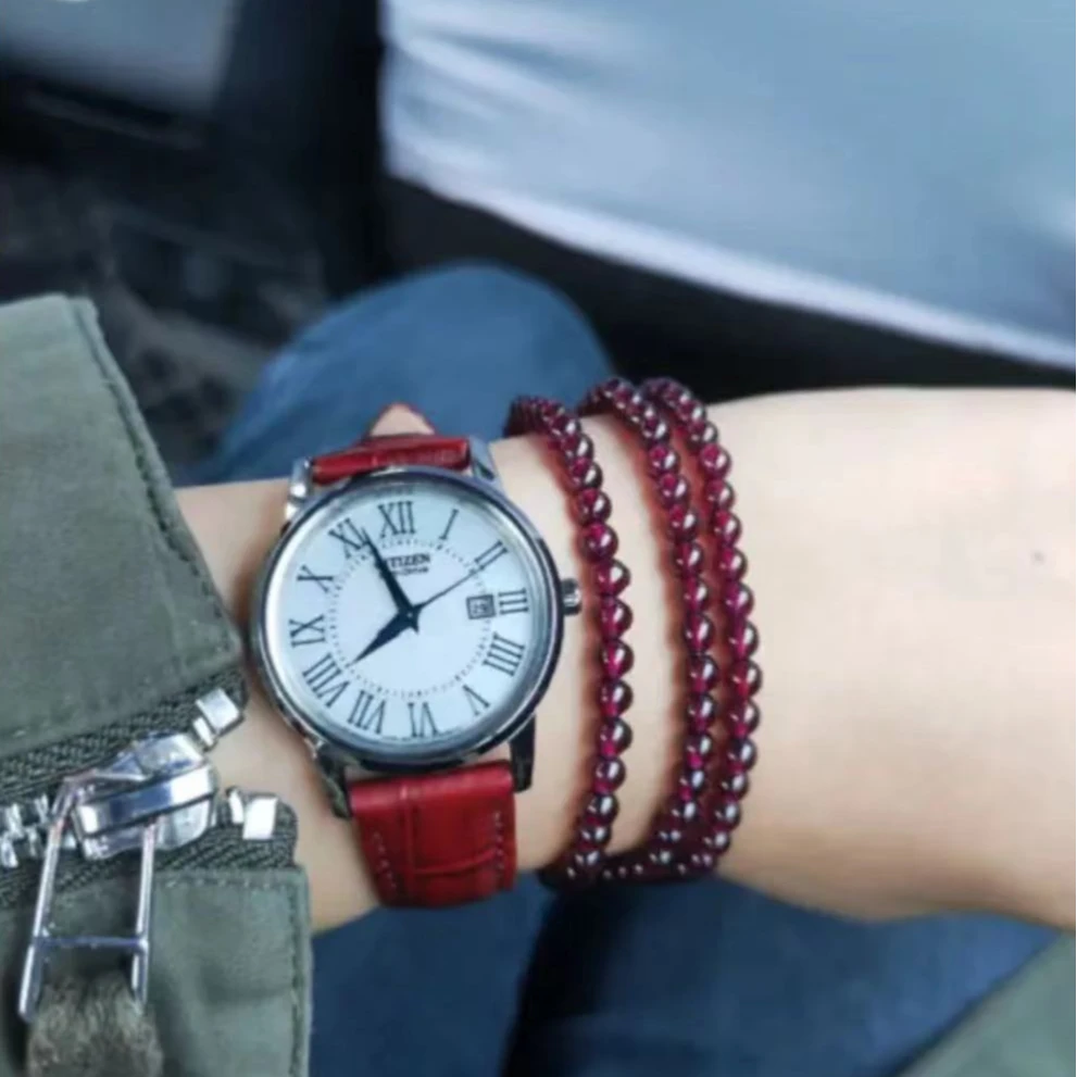 Citizen/西铁城直邮EW1568-21A光动能腕表气质百搭手表潮流日本