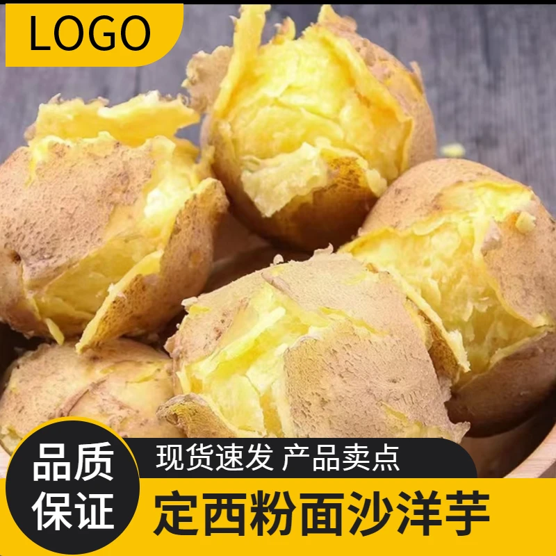 黄介湖现挖甘肃定西粉糯沙土豆黄皮黄心高山洋芋马铃薯精选包邮