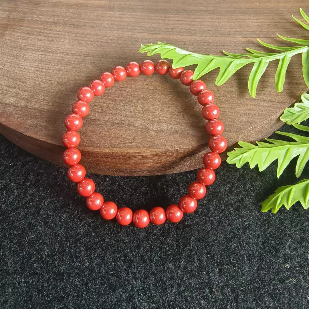 含辰砂工艺品【睿泽鉴宝】朱砂手串   TYW0113