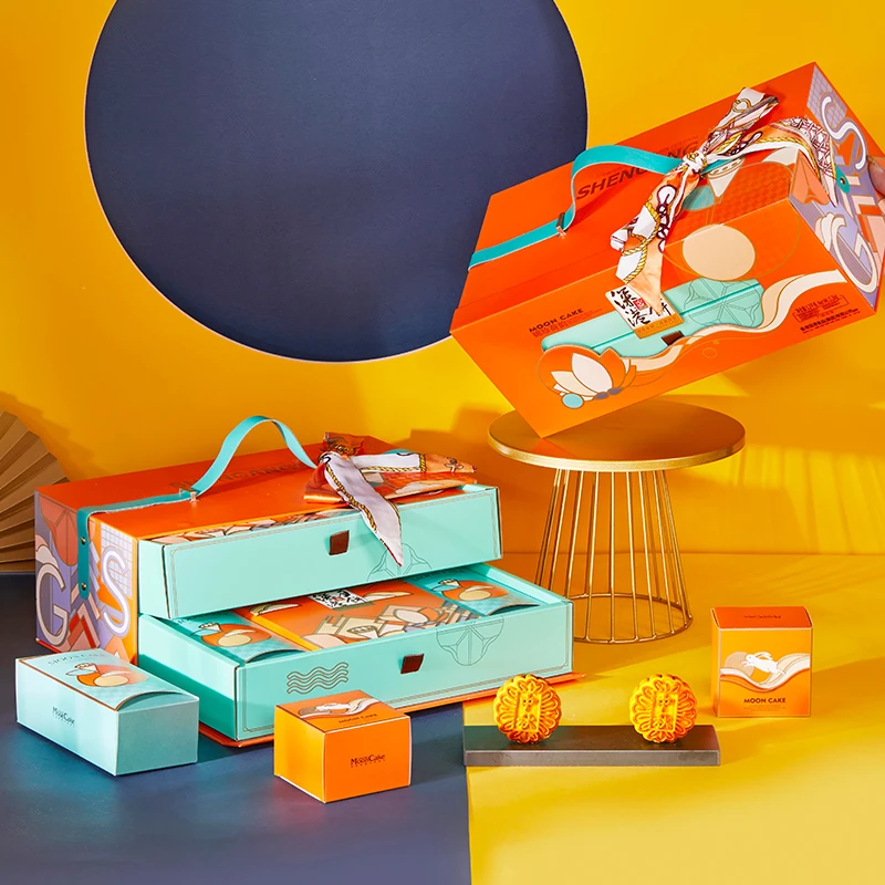 【早秋上新】深港锦珍荷韵多口味传统广式中秋月饼礼盒1100克
