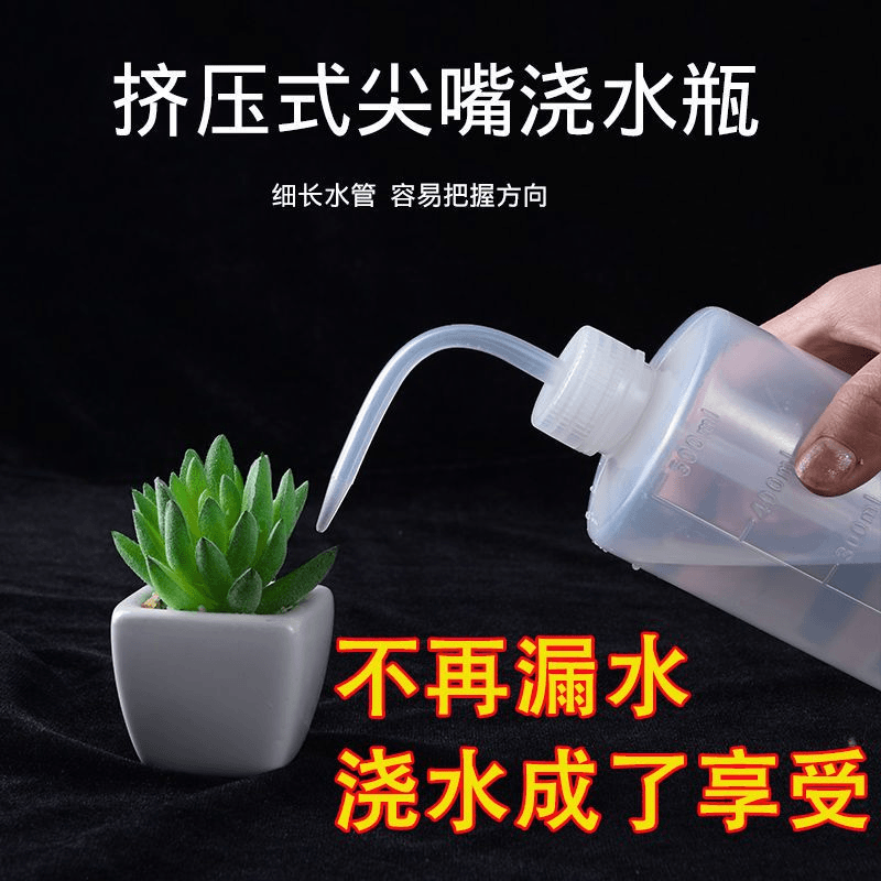 多肉弯嘴壶浇花浇水工具神器懒人喷壶大号透明喷花瓶喷水长嘴家用