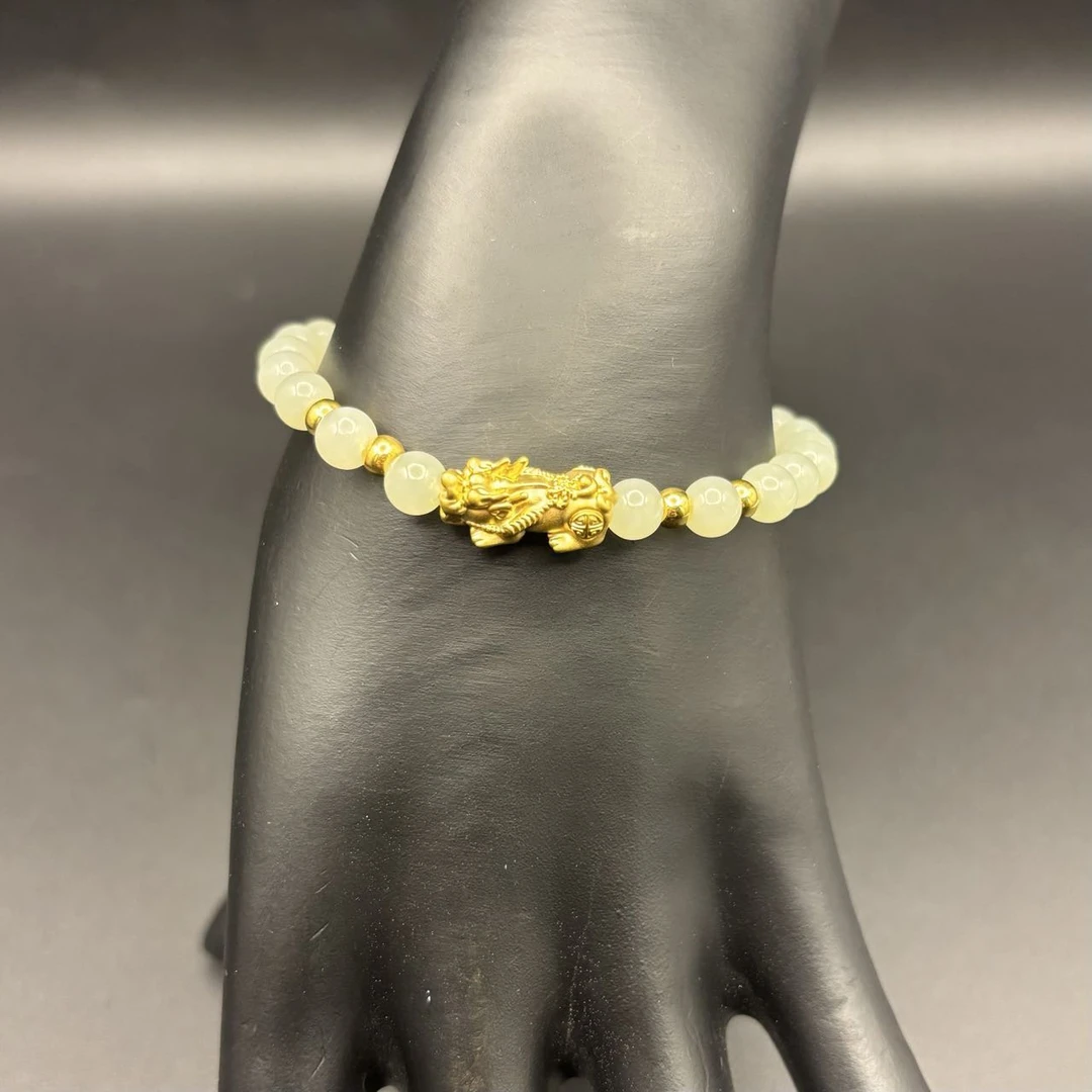 娅然黄金   足金999   貔貅手串