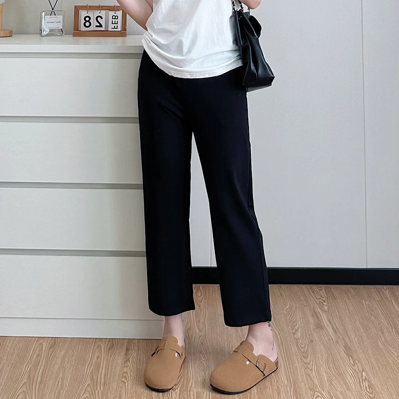 COCO微胖大码女装2025年夏季新款西装裤女胖mm显瘦休闲裤宽松裤子