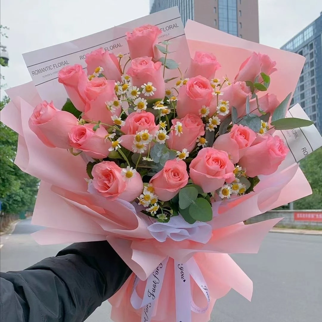 19朵戴安娜玫瑰送闺蜜生日情人节花束