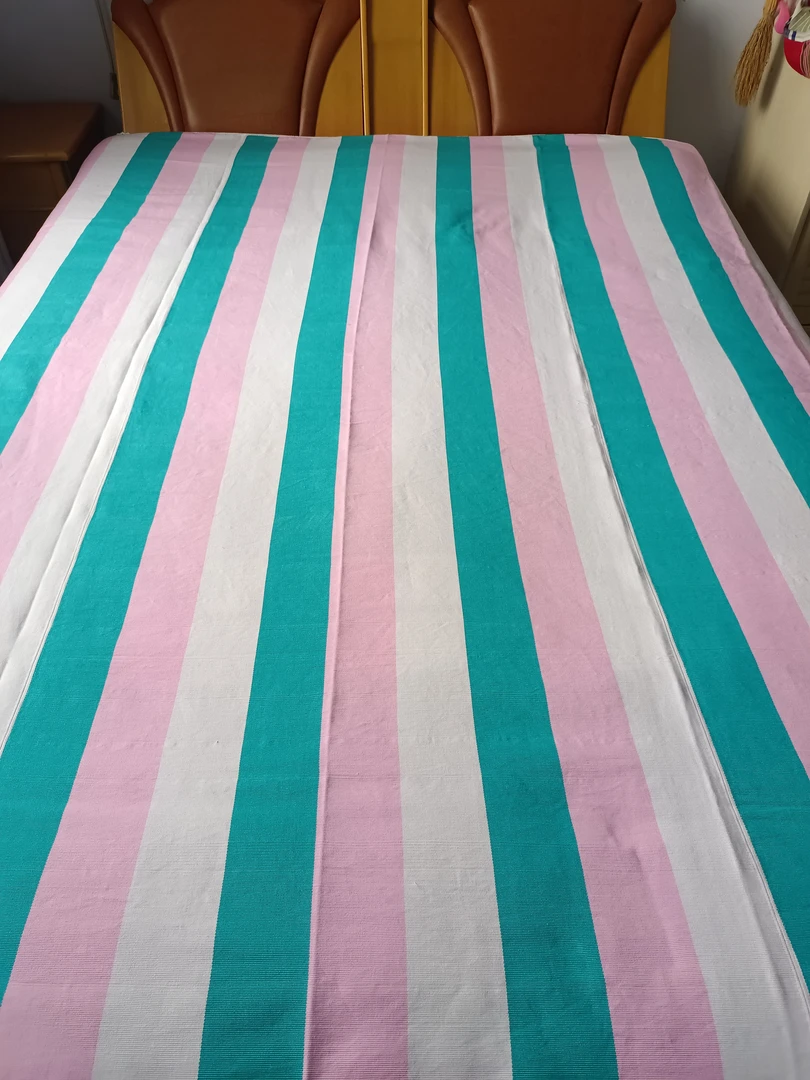 三彩粗布床单（不带枕套）