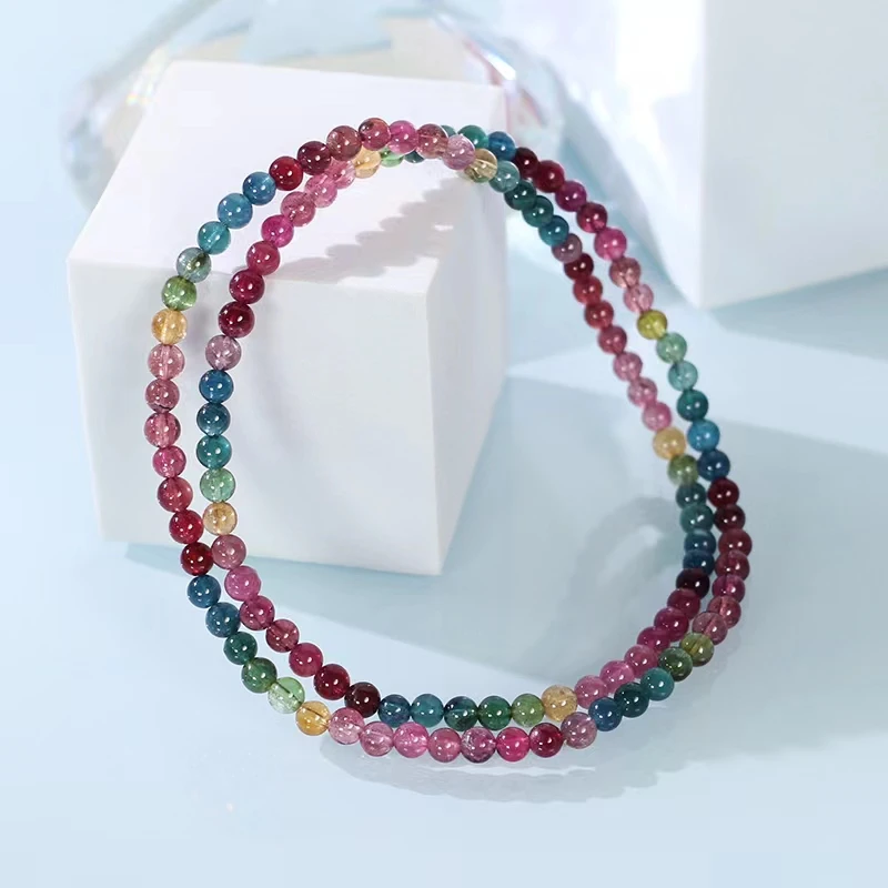 荧光碧玺多圈手链A120-多样性发其一