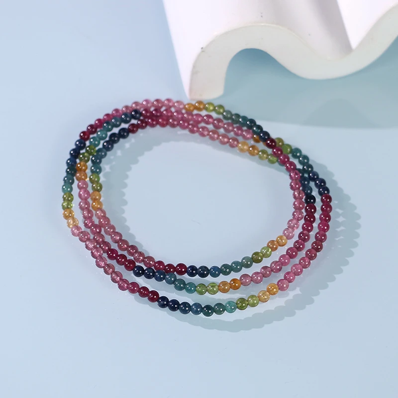 荧光碧玺多圈手链-多样性发其一