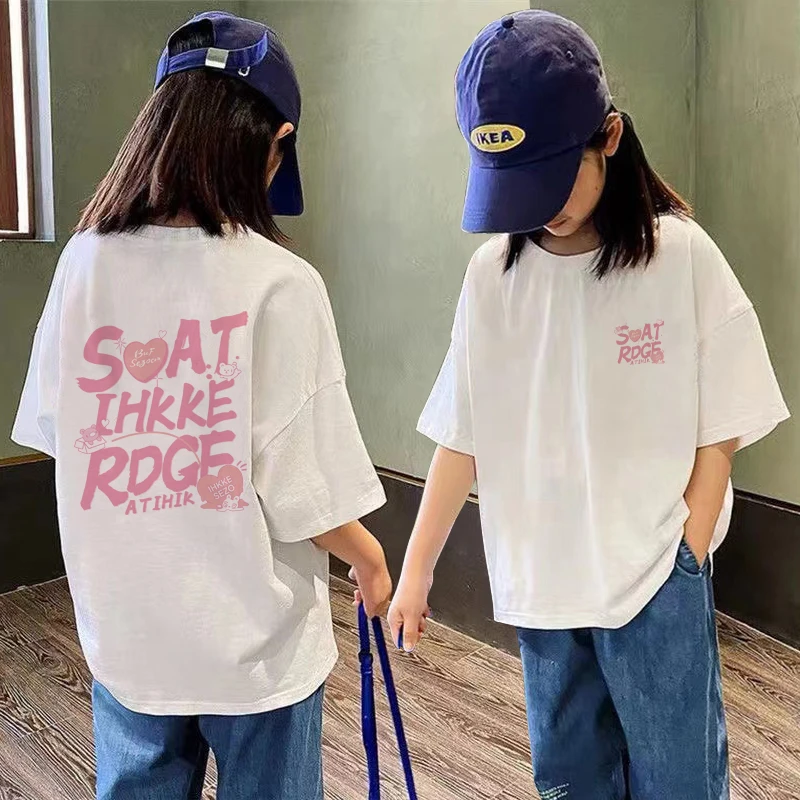 【精梳纯棉】童装女童短袖t恤夏季新款韩版儿童宝宝半袖上衣中小童