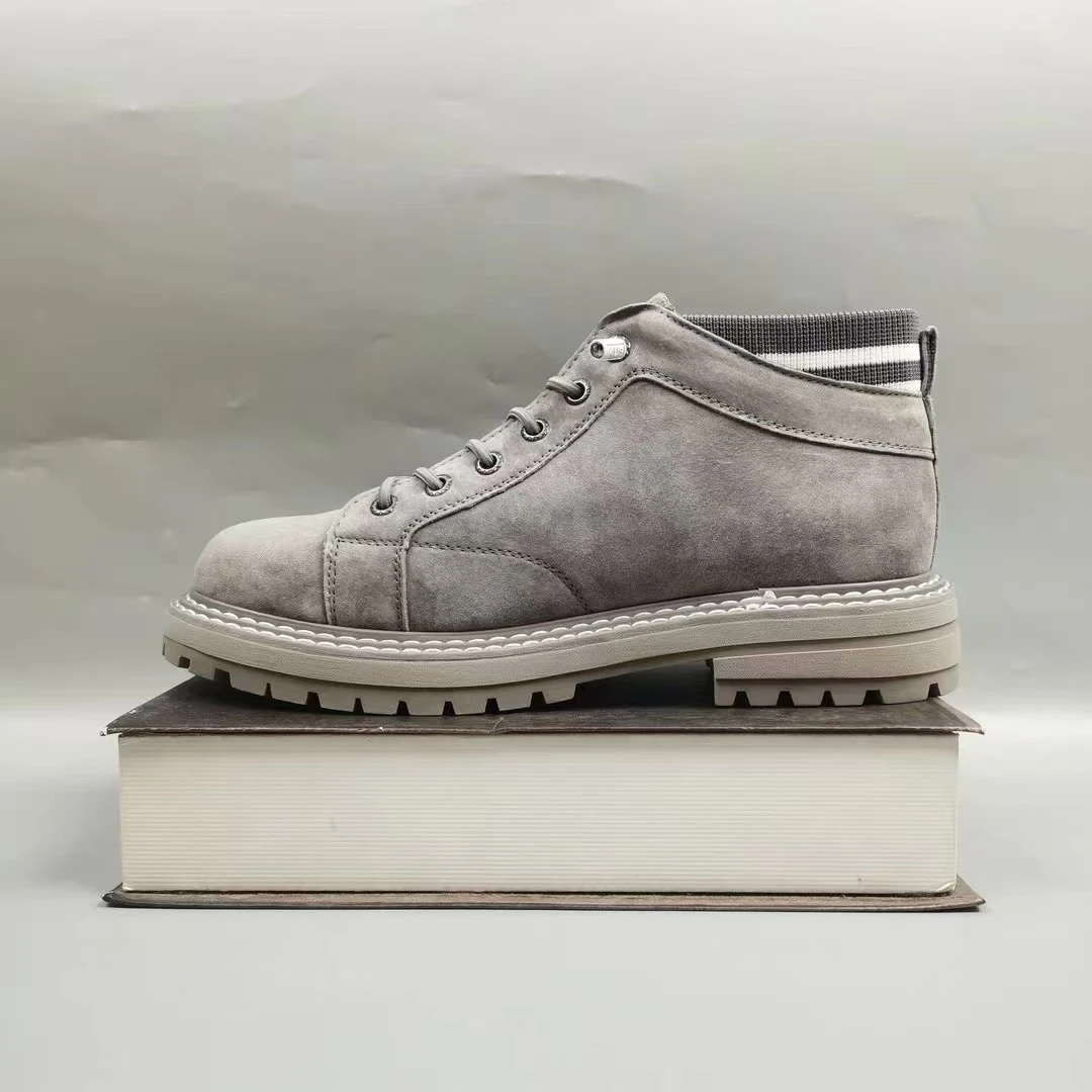 B1-4（2620）舒适休闲透气真皮马丁靴