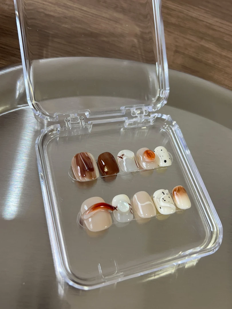 【冰茶琥珀】Melody纯手工穿戴甲
