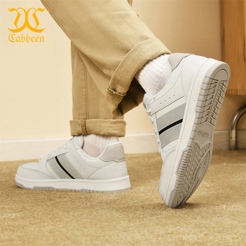 【商场同款】卡宾爆款男鞋休闲板鞋秋季潮流厚底小白鞋男款百搭潮鞋