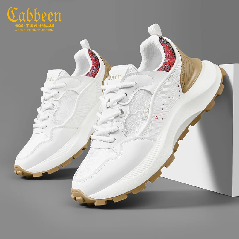 卡宾男士休闲鞋冬季款运动鞋子男国潮百搭爆款休闲男鞋轻便跑步鞋