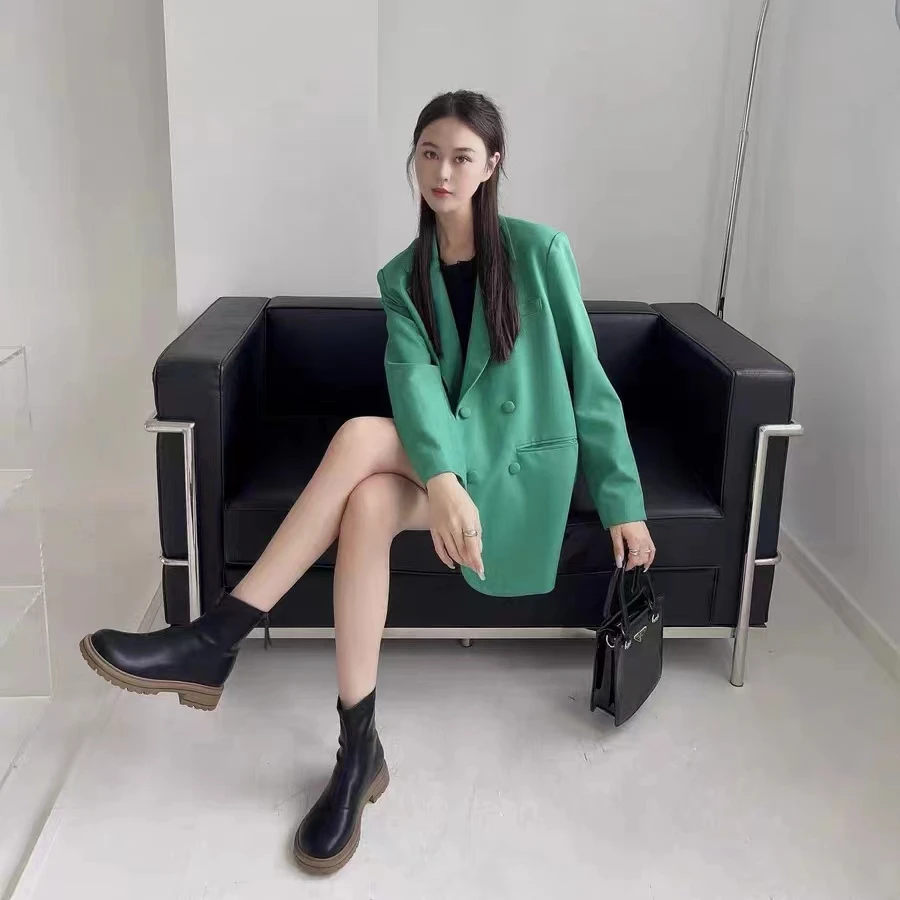 秋冬保暖英伦风厚底百搭时尚气质圆头马丁靴女026-12（四季款）